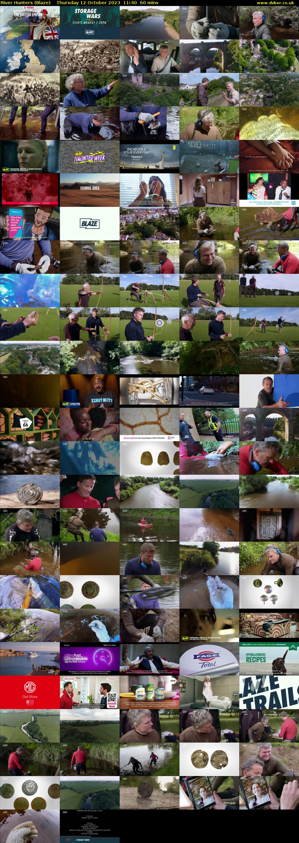 River Hunters (Blaze) Thursday 12 October 2023 11:40 - 12:40