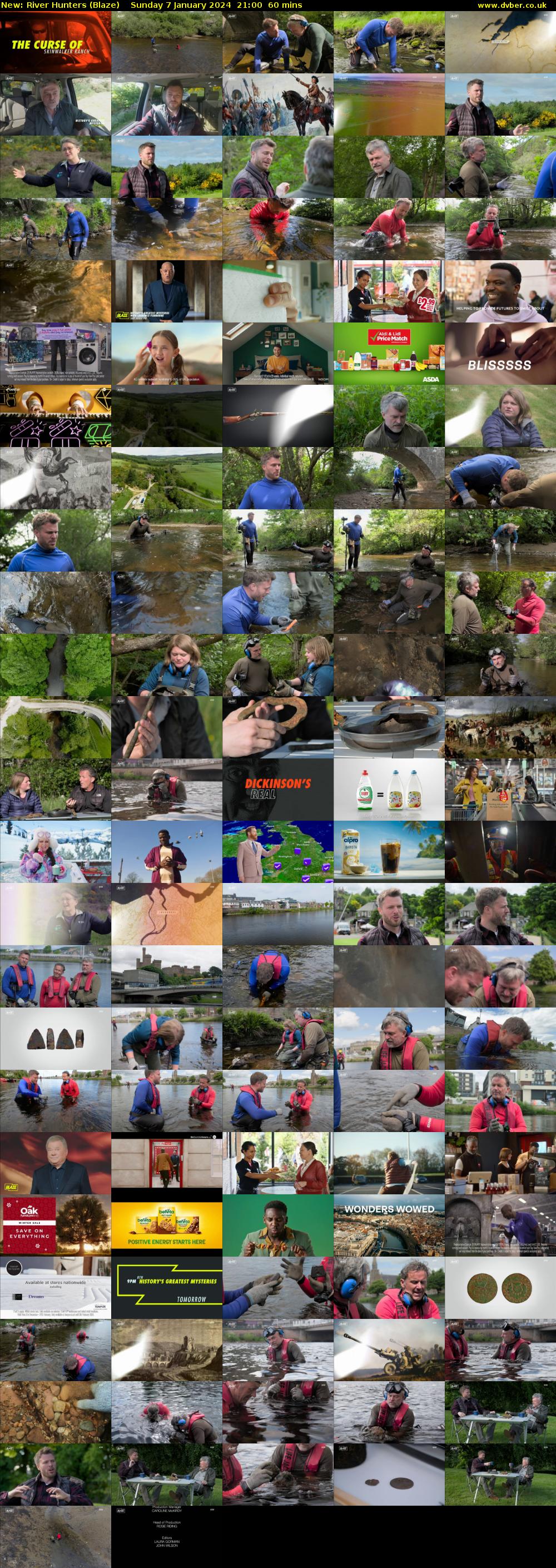 River Hunters (Blaze) Sunday 7 January 2024 21:00 - 22:00