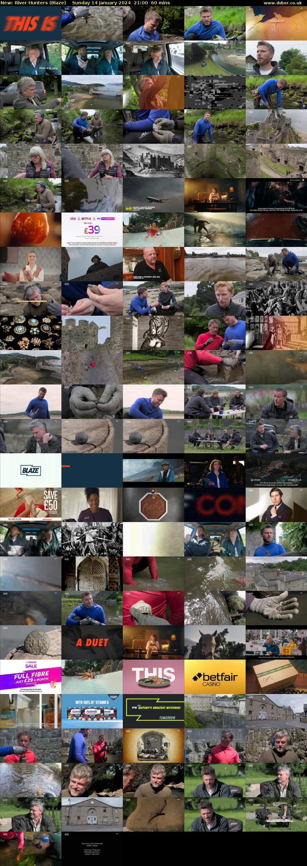 River Hunters (Blaze) Sunday 14 January 2024 21:00 - 22:00