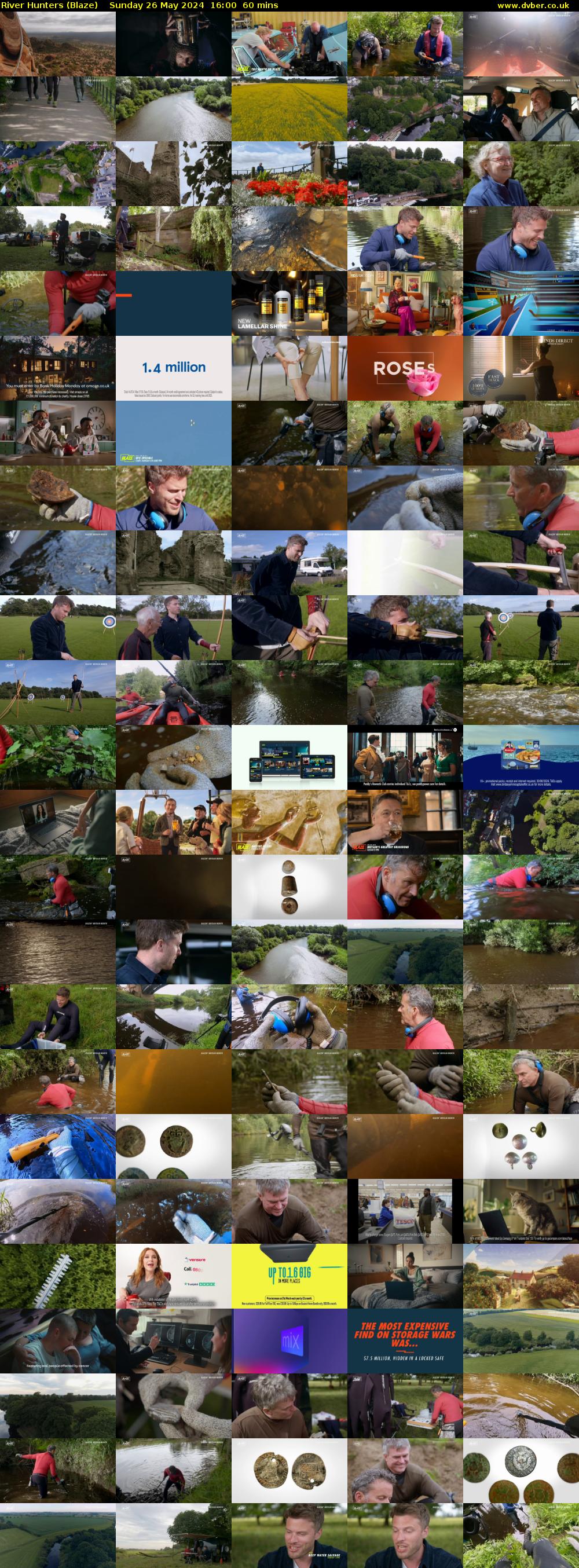 River Hunters (Blaze) Sunday 26 May 2024 16:00 - 17:00
