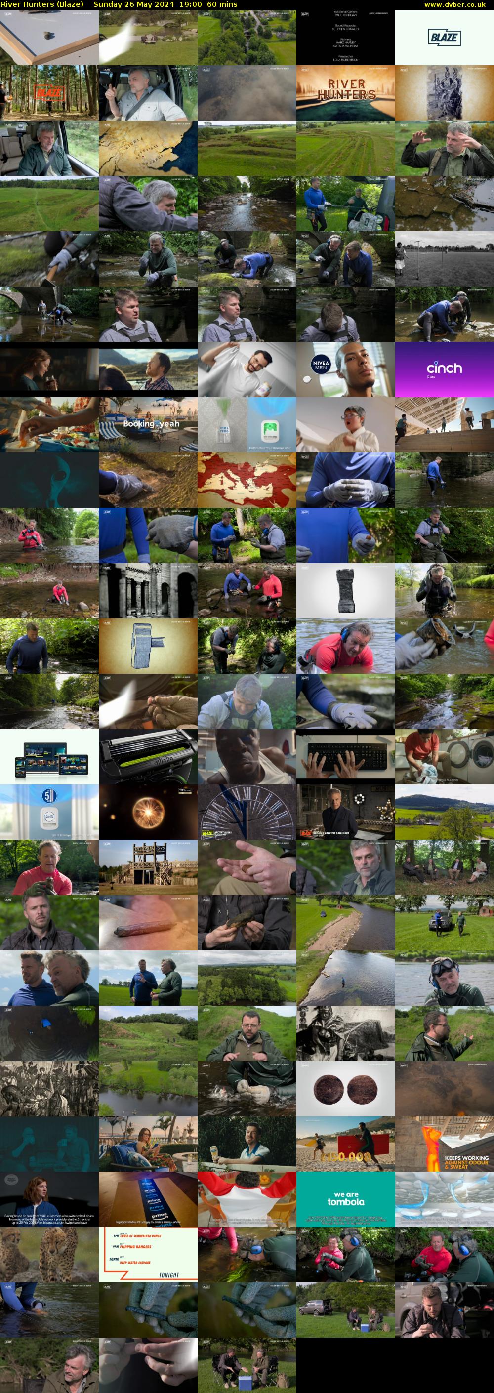 River Hunters (Blaze) Sunday 26 May 2024 19:00 - 20:00