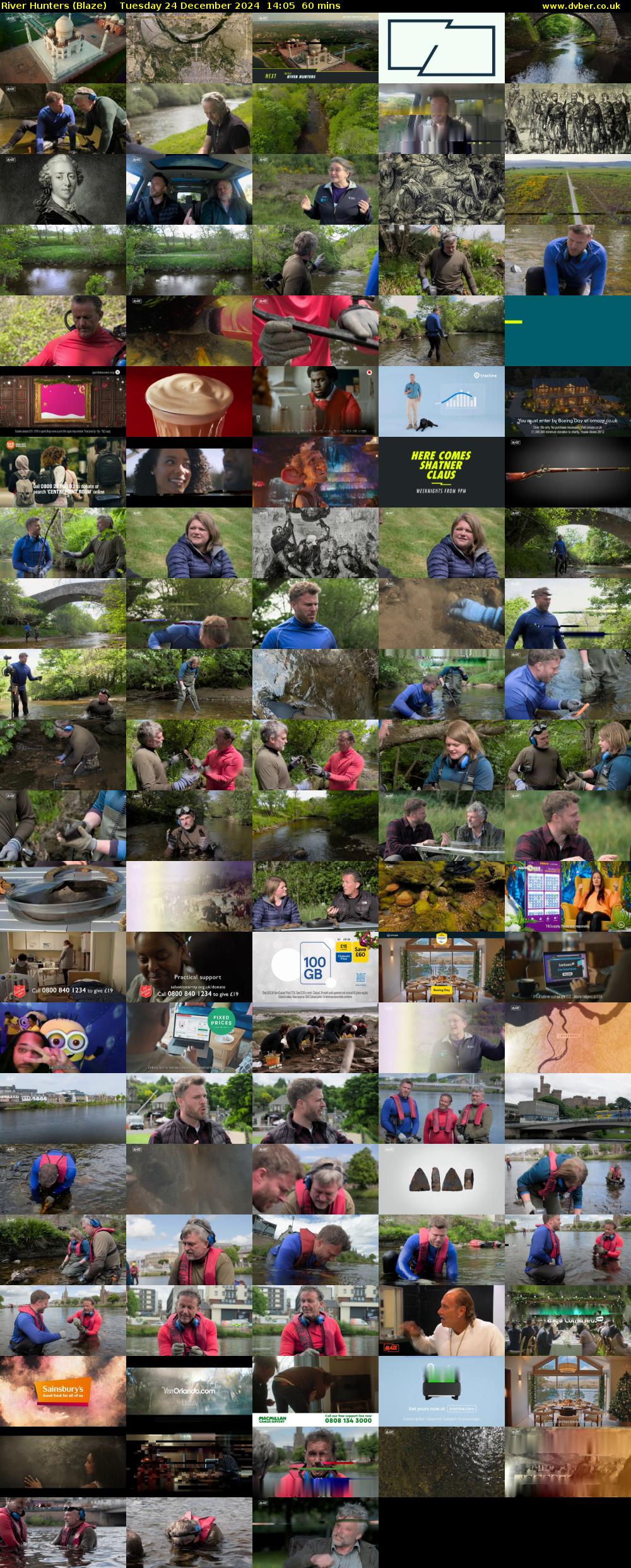 River Hunters (Blaze) Tuesday 24 December 2024 14:05 - 15:05