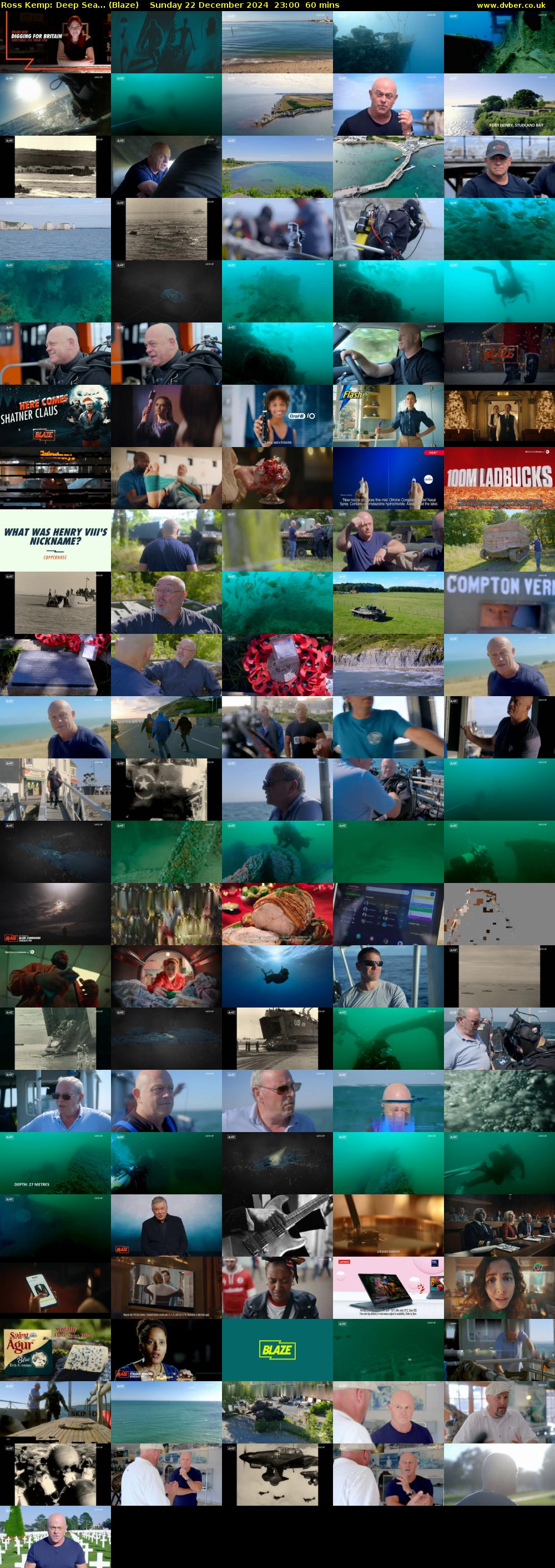 Ross Kemp: Deep Sea... (Blaze) Sunday 22 December 2024 23:00 - 00:00