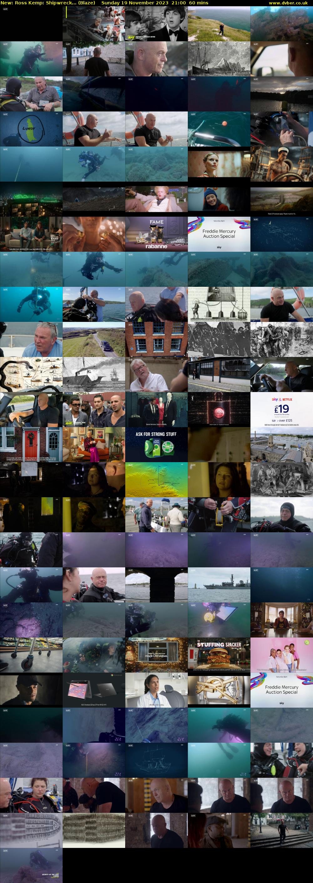 Ross Kemp: Shipwreck... (Blaze) Sunday 19 November 2023 21:00 - 22:00