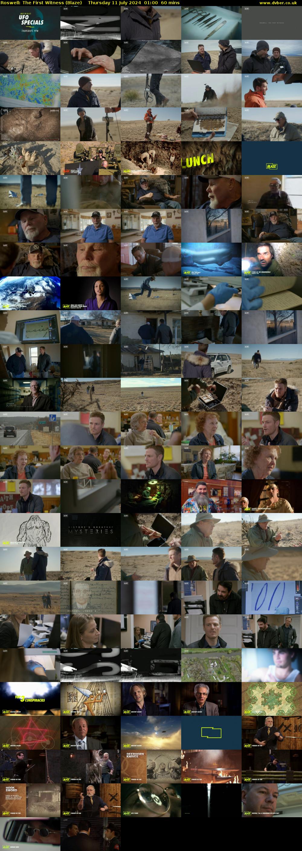 Roswell: The First Witness (Blaze) Thursday 11 July 2024 01:00 - 02:00