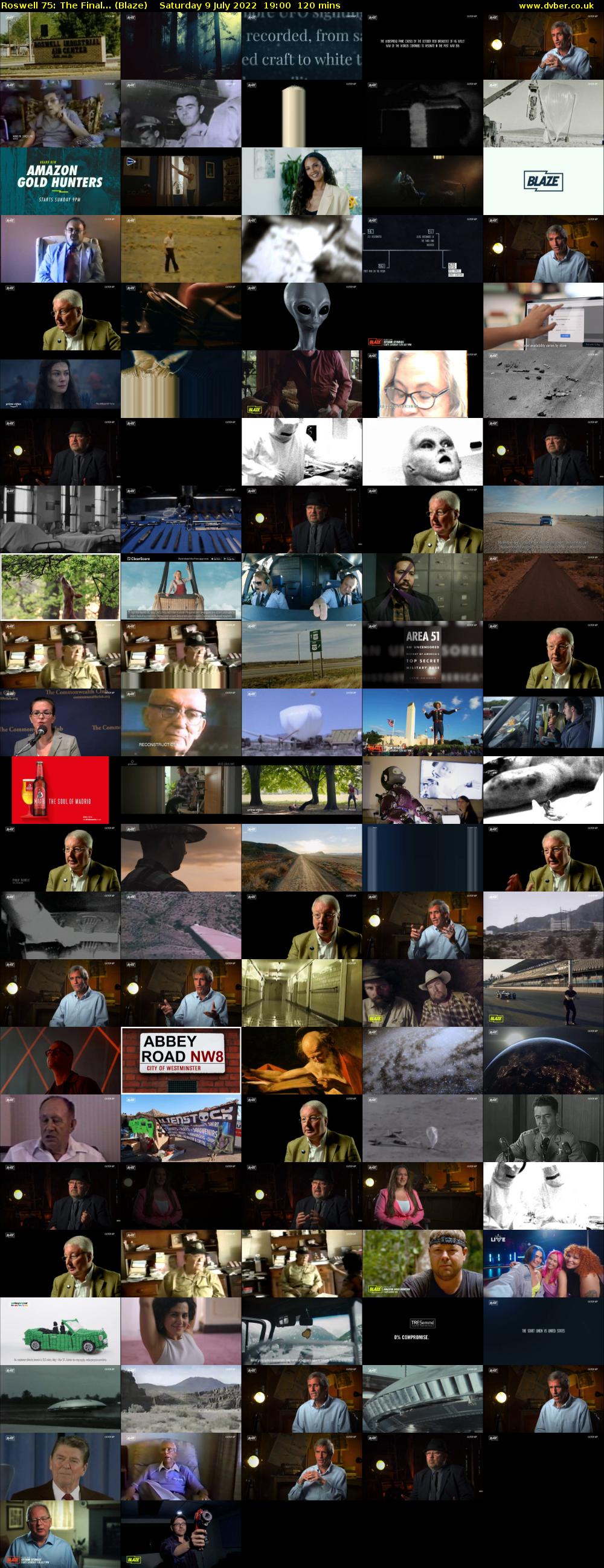 Roswell 75: The Final... (Blaze) Saturday 9 July 2022 19:00 - 21:00