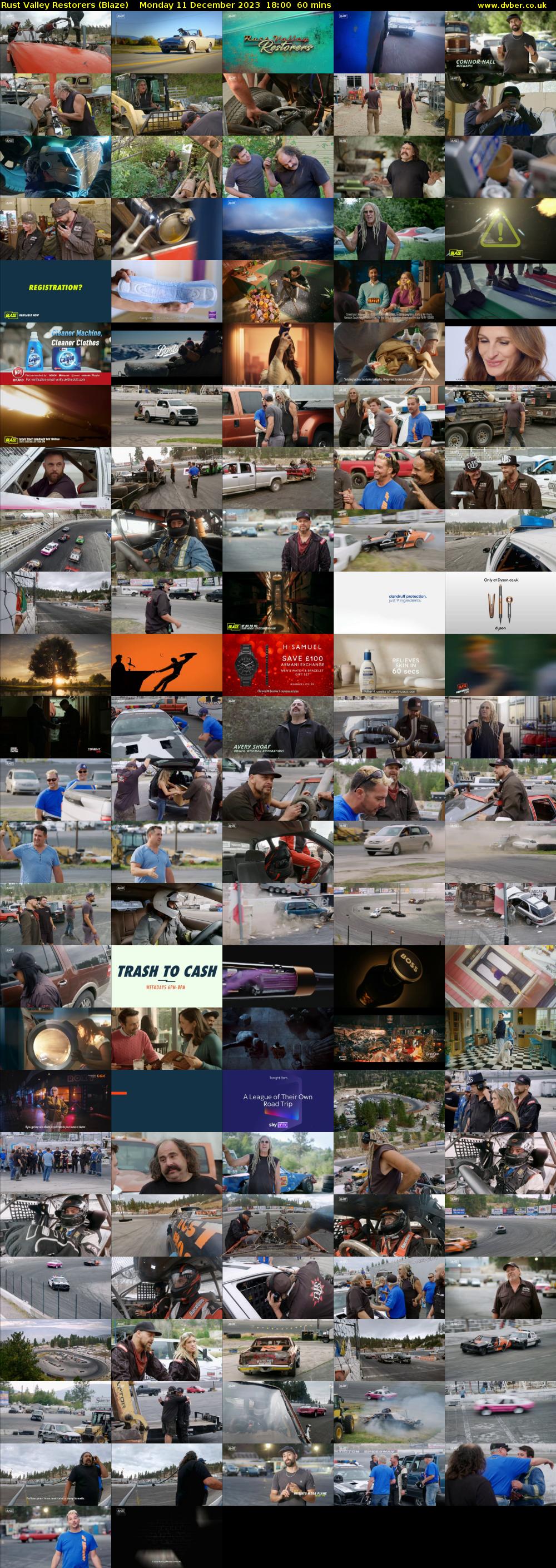 Rust Valley Restorers (Blaze) Monday 11 December 2023 18:00 - 19:00