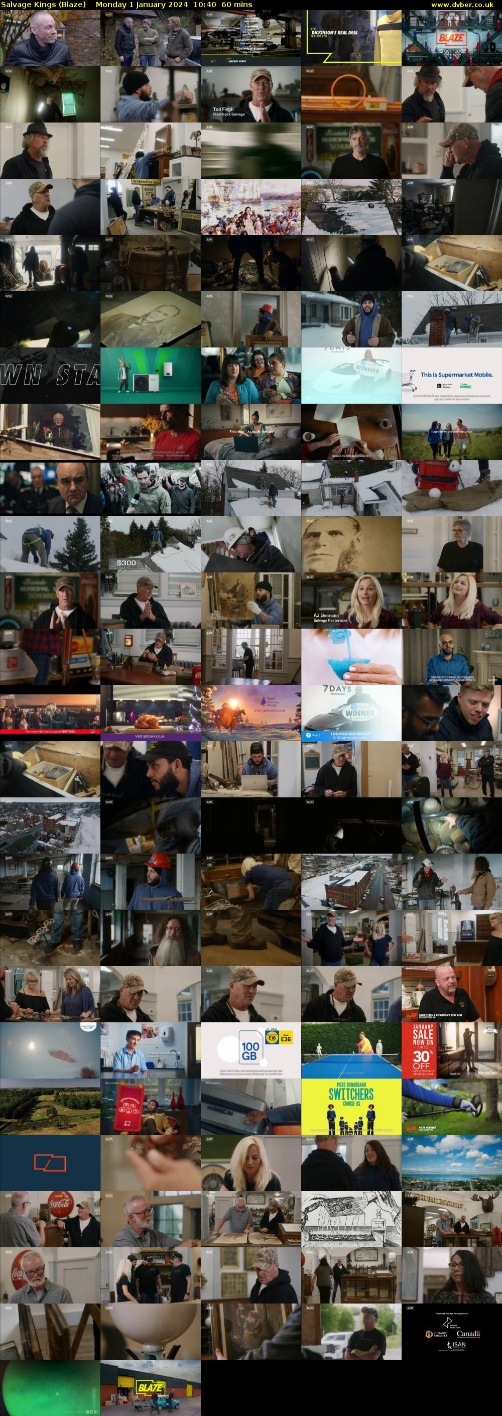 Salvage Kings (Blaze) Monday 1 January 2024 10:40 - 11:40