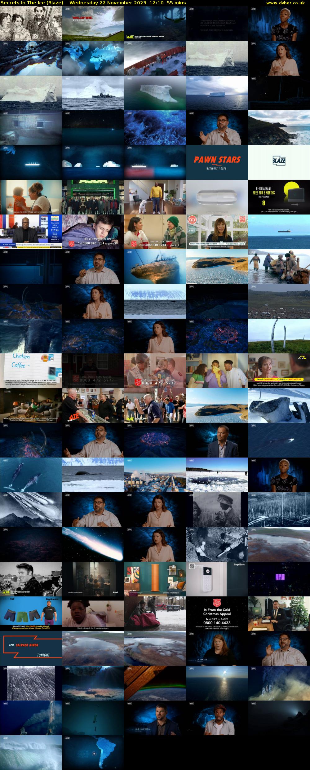 Secrets In The Ice (Blaze) Wednesday 22 November 2023 12:10 - 13:05