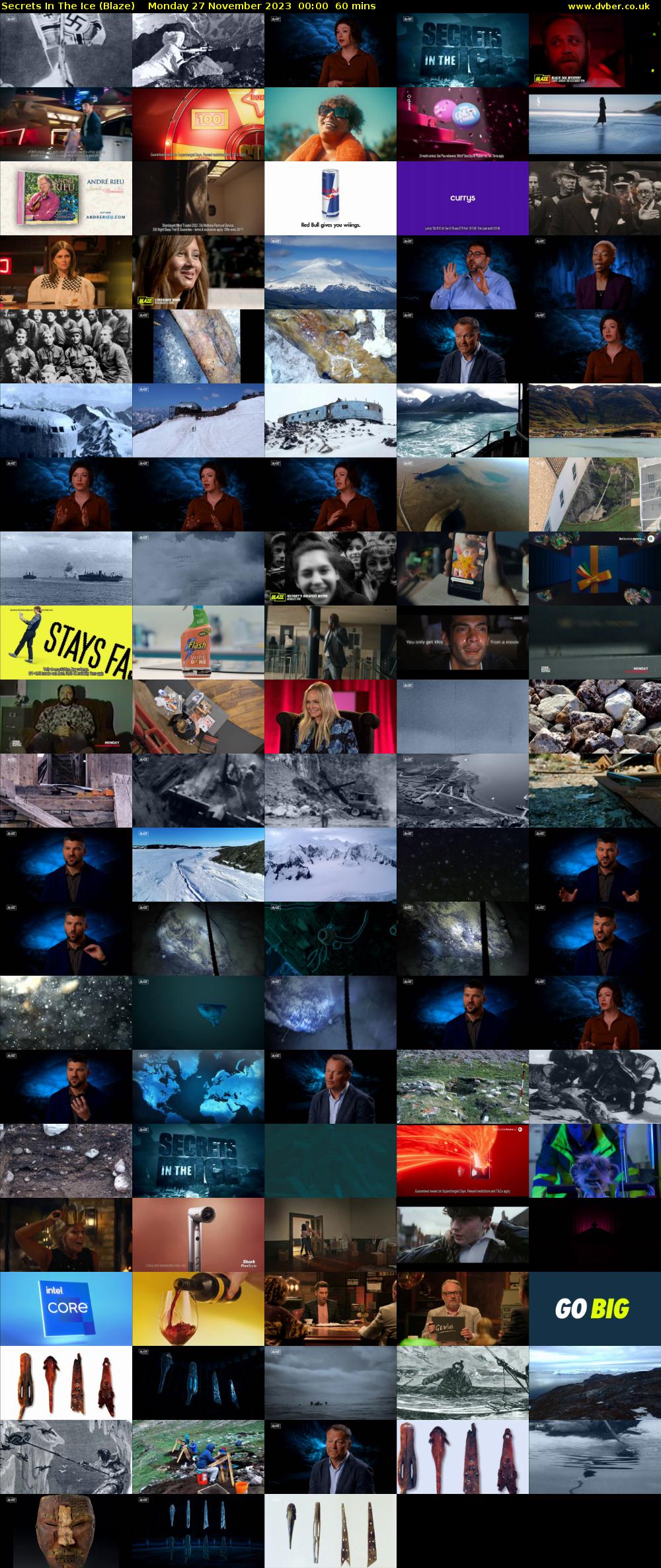 Secrets In The Ice (Blaze) Monday 27 November 2023 00:00 - 01:00