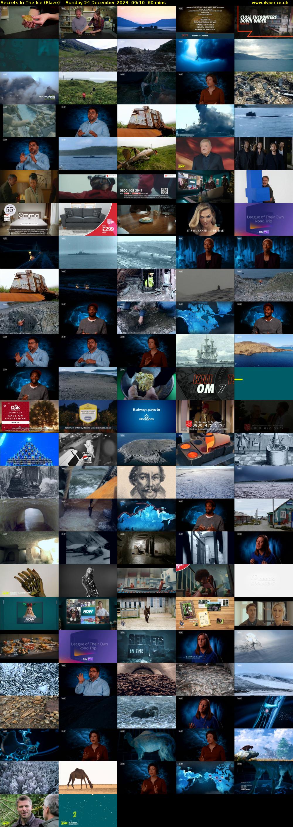 Secrets In The Ice (Blaze) Sunday 24 December 2023 09:10 - 10:10