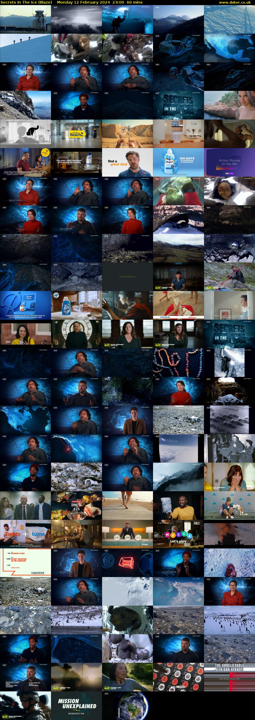 Secrets In The Ice (Blaze) Monday 12 February 2024 23:00 - 00:00