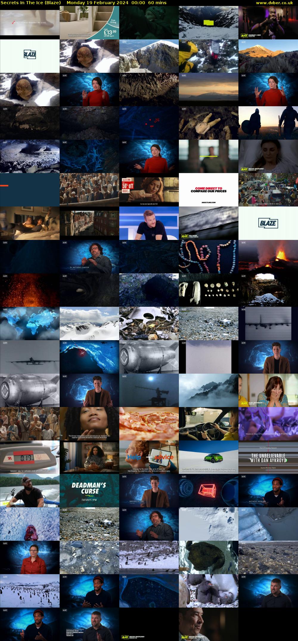 Secrets In The Ice (Blaze) Monday 19 February 2024 00:00 - 01:00