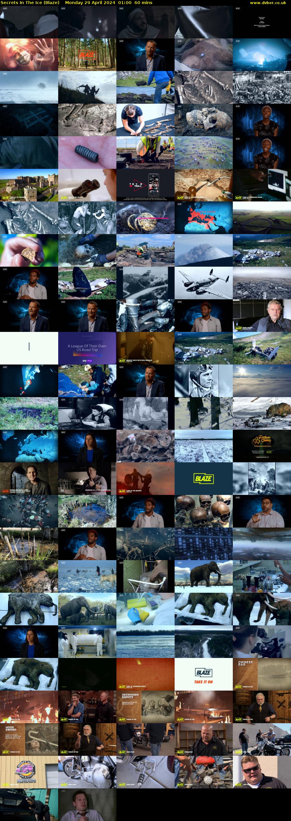 Secrets In The Ice (Blaze) Monday 29 April 2024 01:00 - 02:00