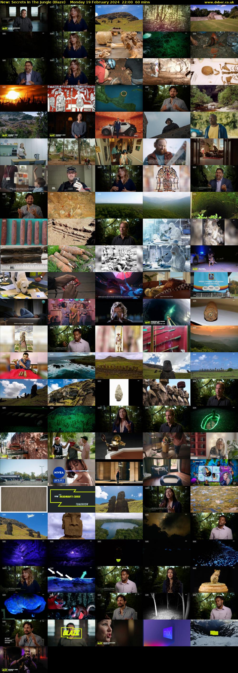 Secrets In The Jungle (Blaze) Monday 19 February 2024 22:00 - 23:00