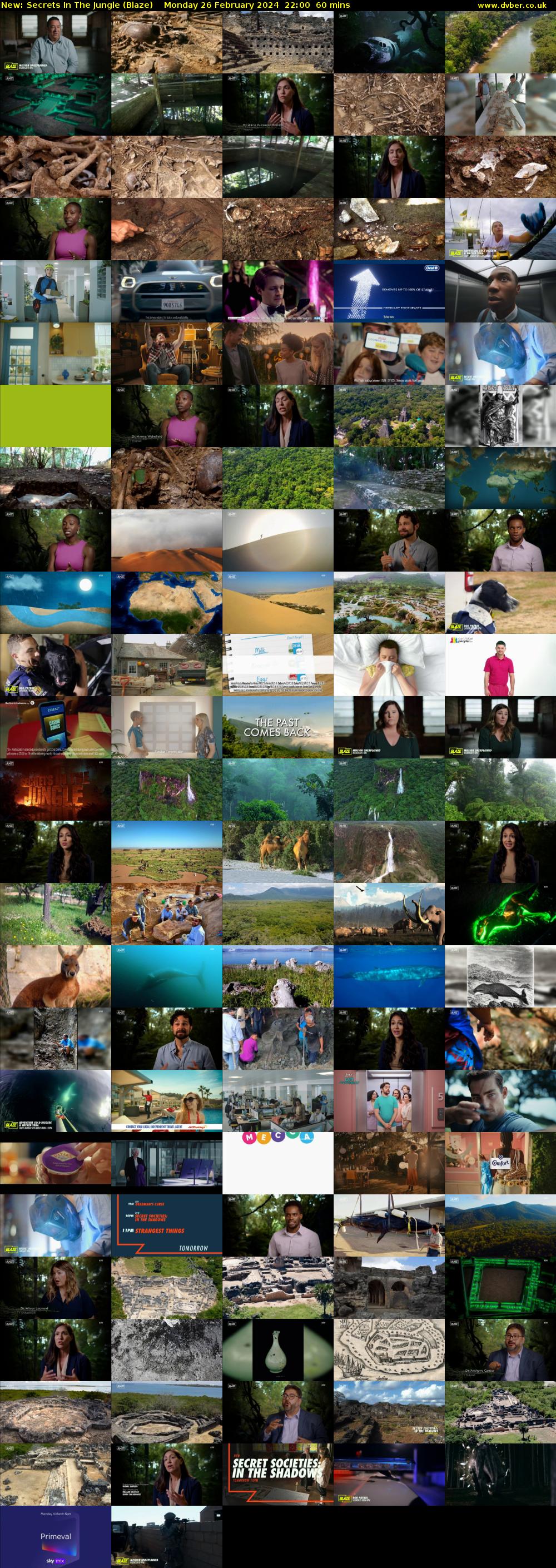 Secrets In The Jungle (Blaze) Monday 26 February 2024 22:00 - 23:00