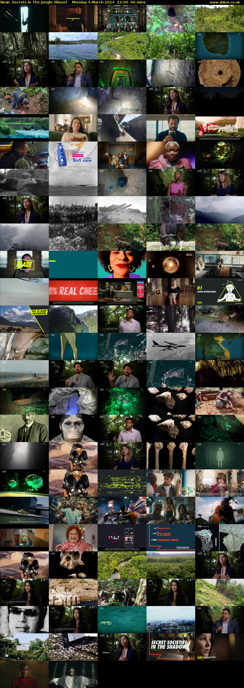 Secrets In The Jungle (Blaze) Monday 4 March 2024 22:00 - 23:00