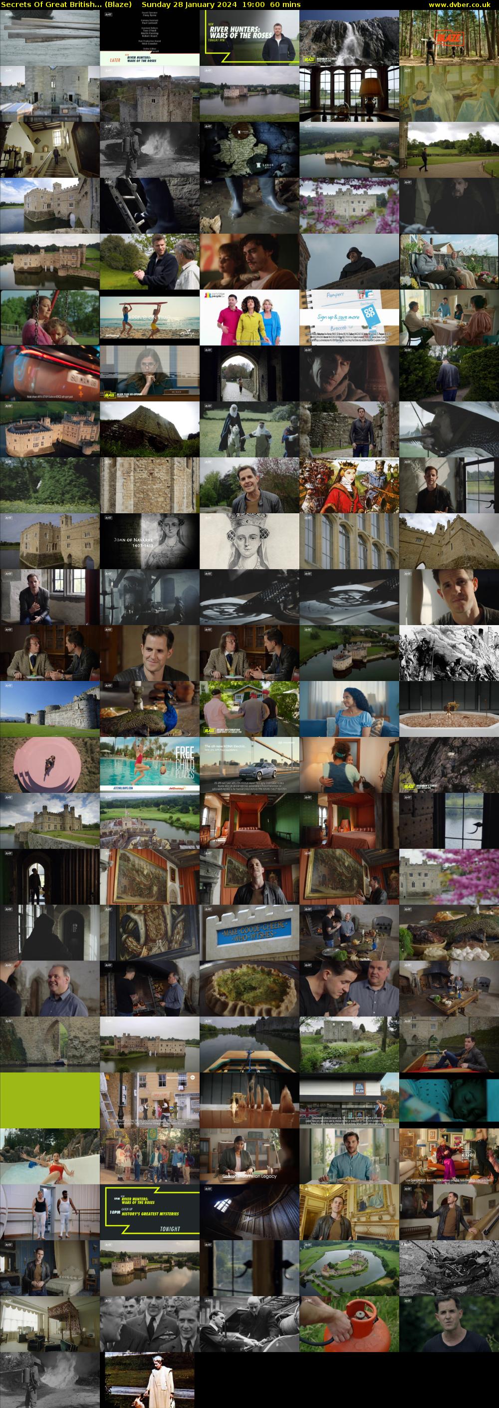Secrets Of Great British... (Blaze) Sunday 28 January 2024 19:00 - 20:00