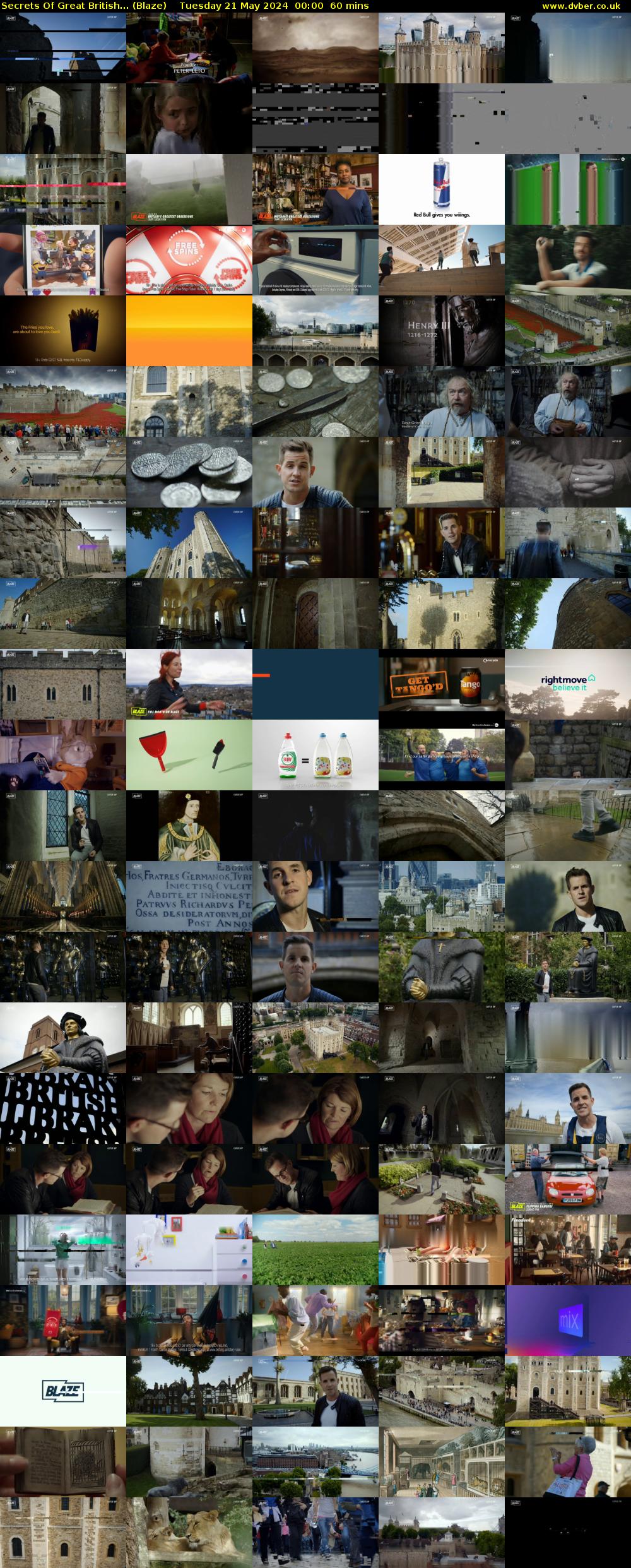 Secrets Of Great British... (Blaze) Tuesday 21 May 2024 00:00 - 01:00