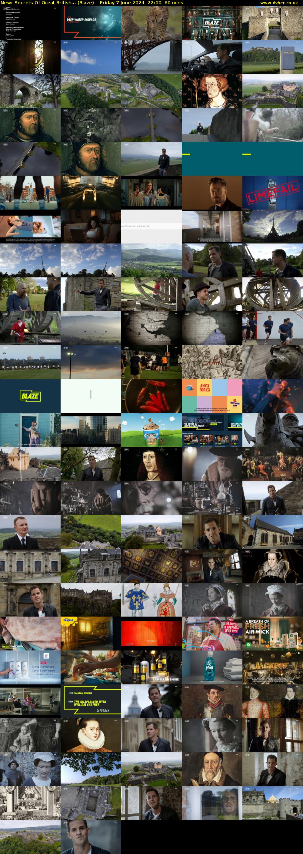 Secrets Of Great British... (Blaze) Friday 7 June 2024 22:00 - 23:00