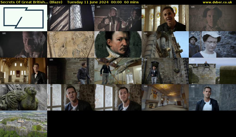 Secrets Of Great British... (Blaze) Tuesday 11 June 2024 00:00 - 01:00
