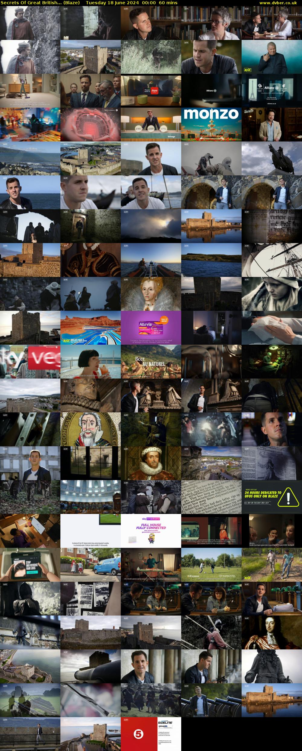 Secrets Of Great British... (Blaze) Tuesday 18 June 2024 00:00 - 01:00