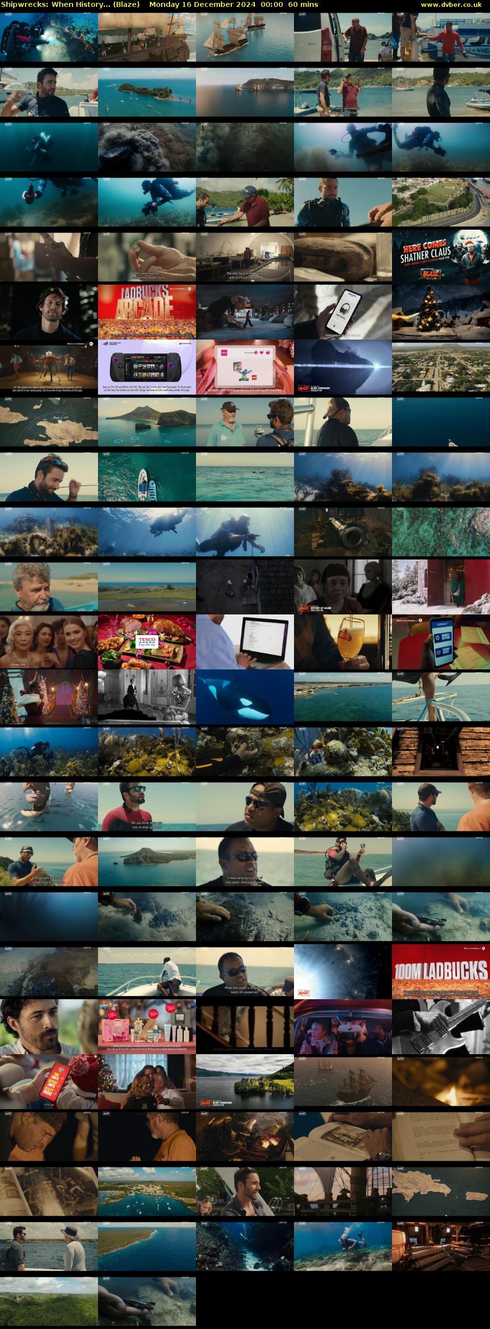 Shipwrecks: When History... (Blaze) Monday 16 December 2024 00:00 - 01:00