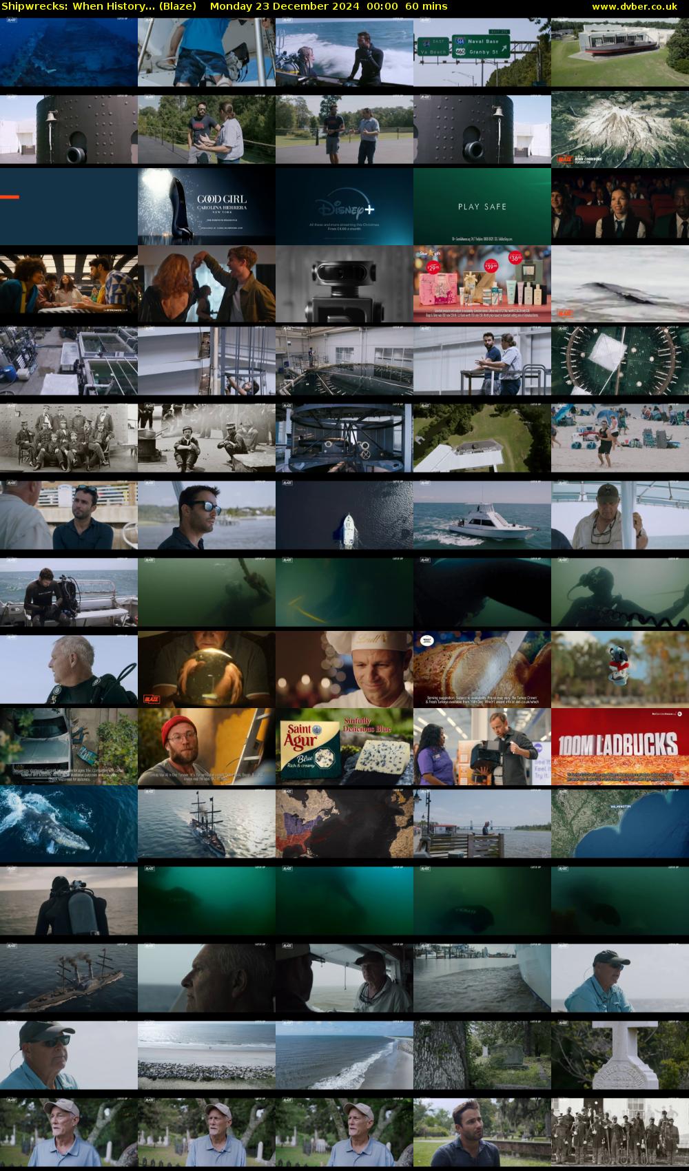 Shipwrecks: When History... (Blaze) Monday 23 December 2024 00:00 - 01:00