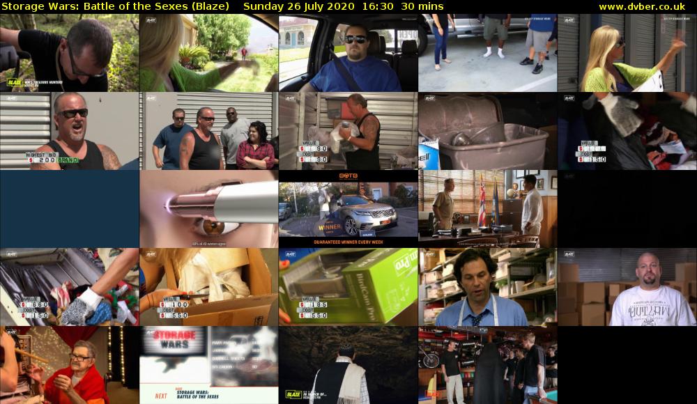 Storage Wars: Battle of the Sexes (Blaze) Sunday 26 July 2020 16:30 - 17:00