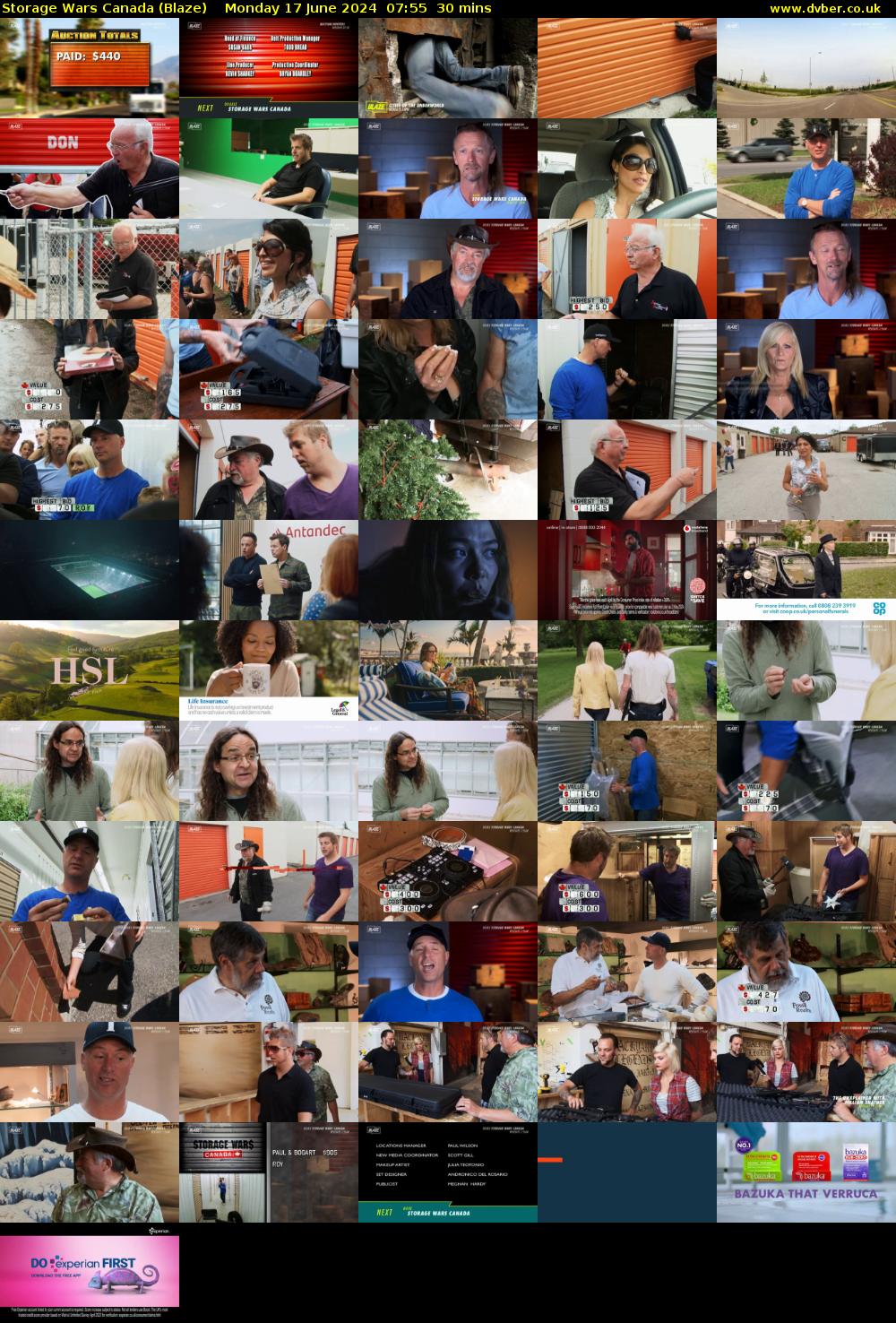 Storage Wars Canada (Blaze) Monday 17 June 2024 07:55 - 08:25