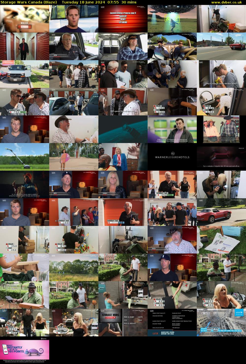 Storage Wars Canada (Blaze) Tuesday 18 June 2024 07:55 - 08:25