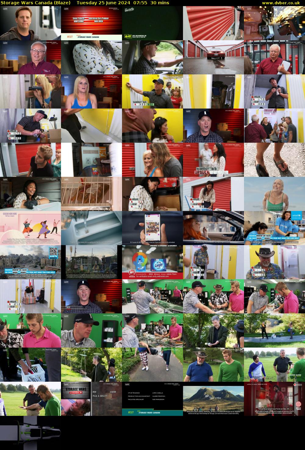 Storage Wars Canada (Blaze) Tuesday 25 June 2024 07:55 - 08:25