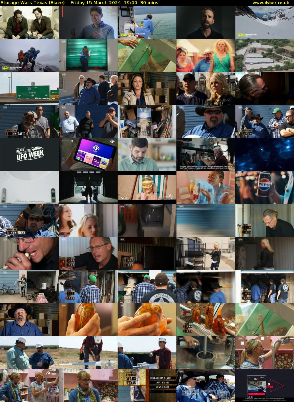Storage Wars Texas (Blaze) Friday 15 March 2024 19:00 - 19:30