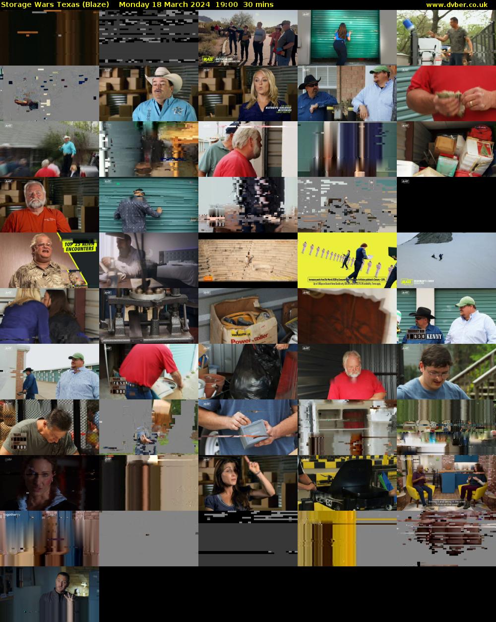 Storage Wars Texas (Blaze) Monday 18 March 2024 19:00 - 19:30
