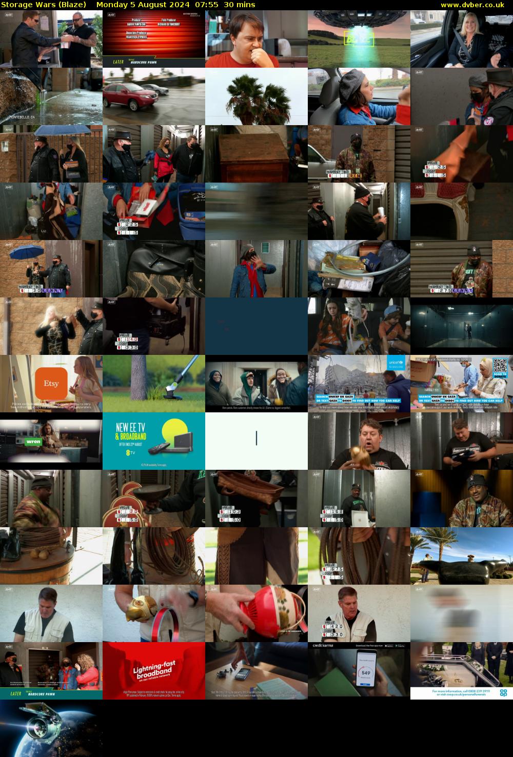 Storage Wars (Blaze) Monday 5 August 2024 07:55 - 08:25