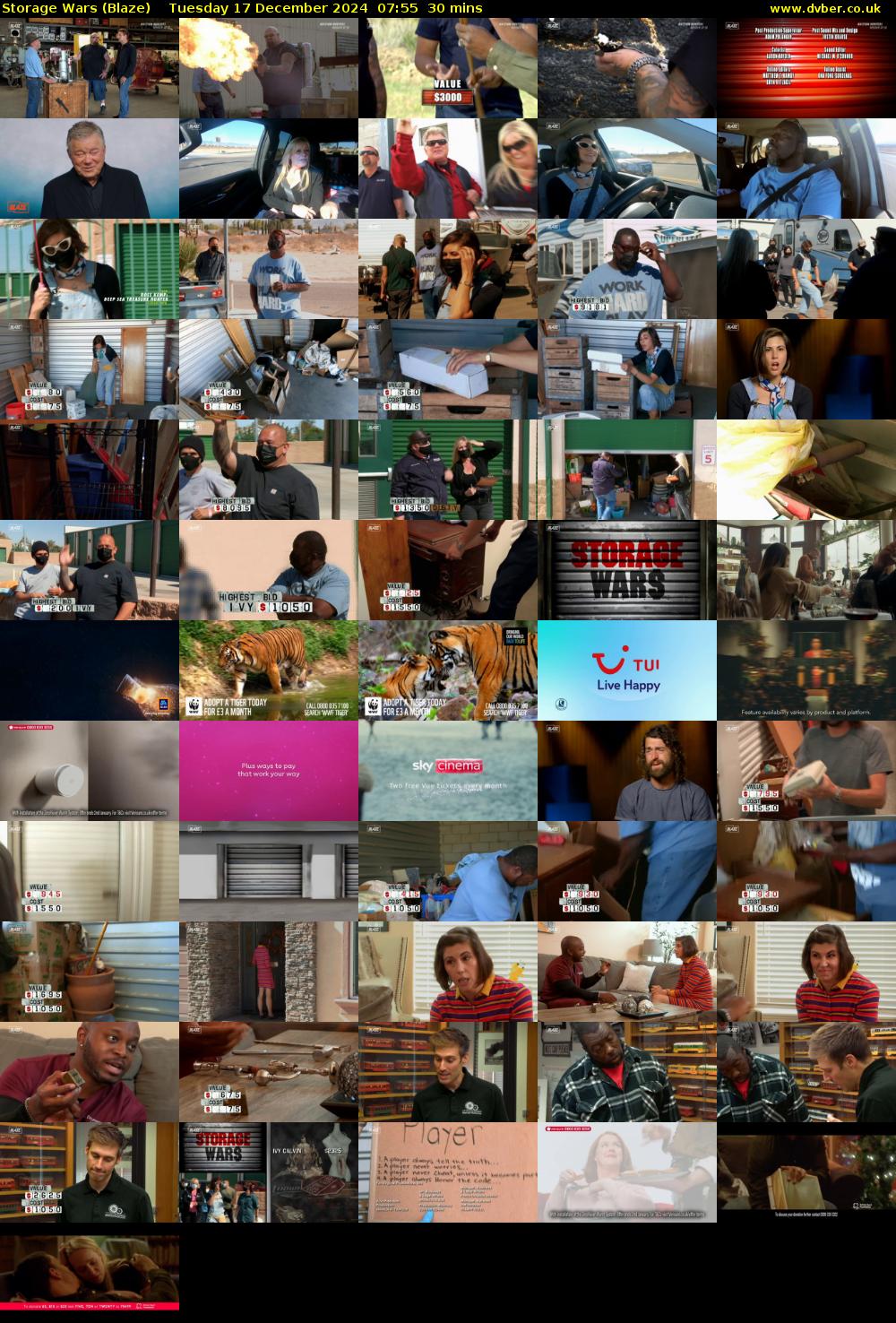 Storage Wars (Blaze) Tuesday 17 December 2024 07:55 - 08:25
