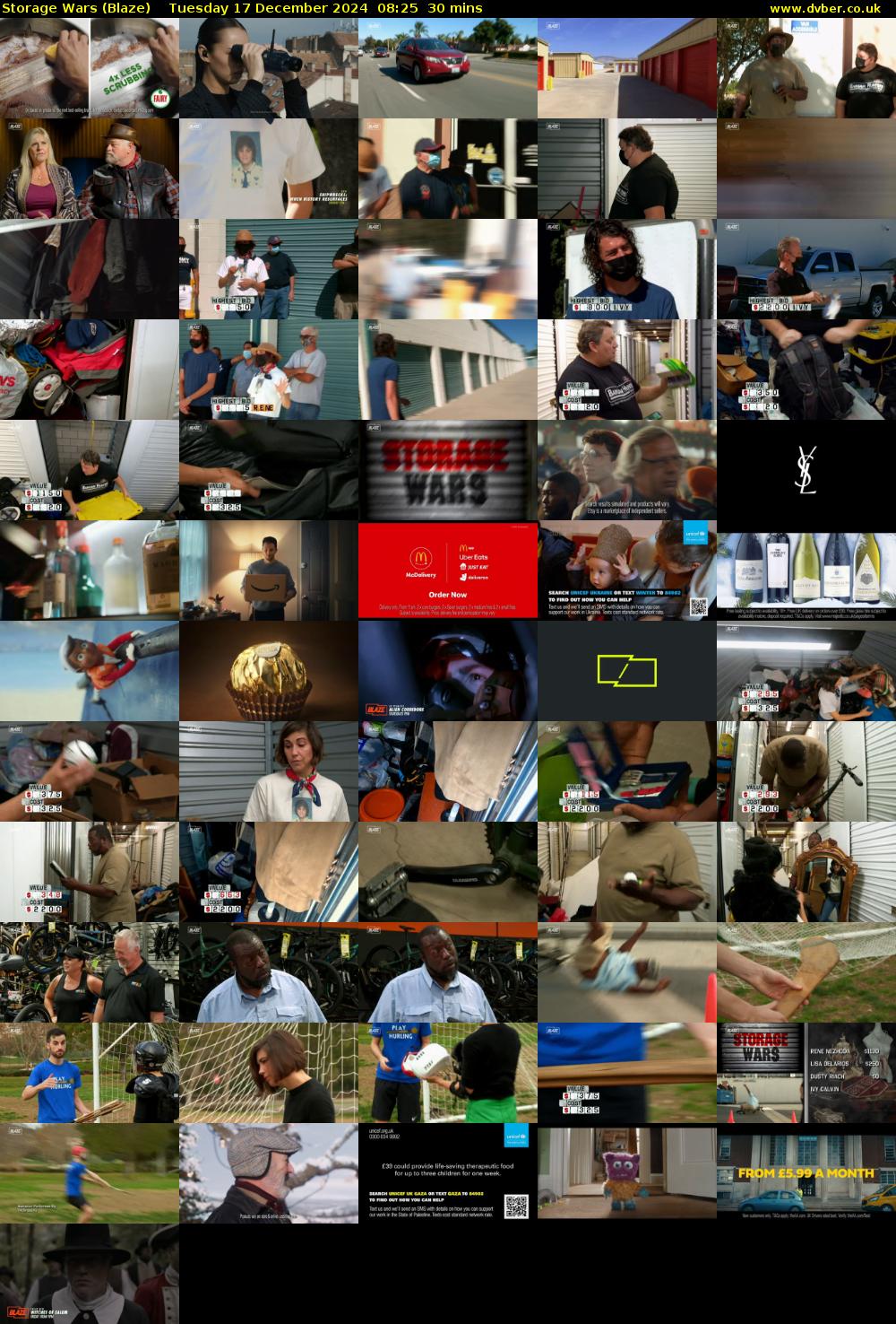 Storage Wars (Blaze) Tuesday 17 December 2024 08:25 - 08:55