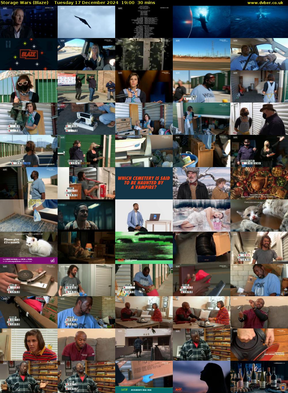 Storage Wars (Blaze) Tuesday 17 December 2024 19:00 - 19:30