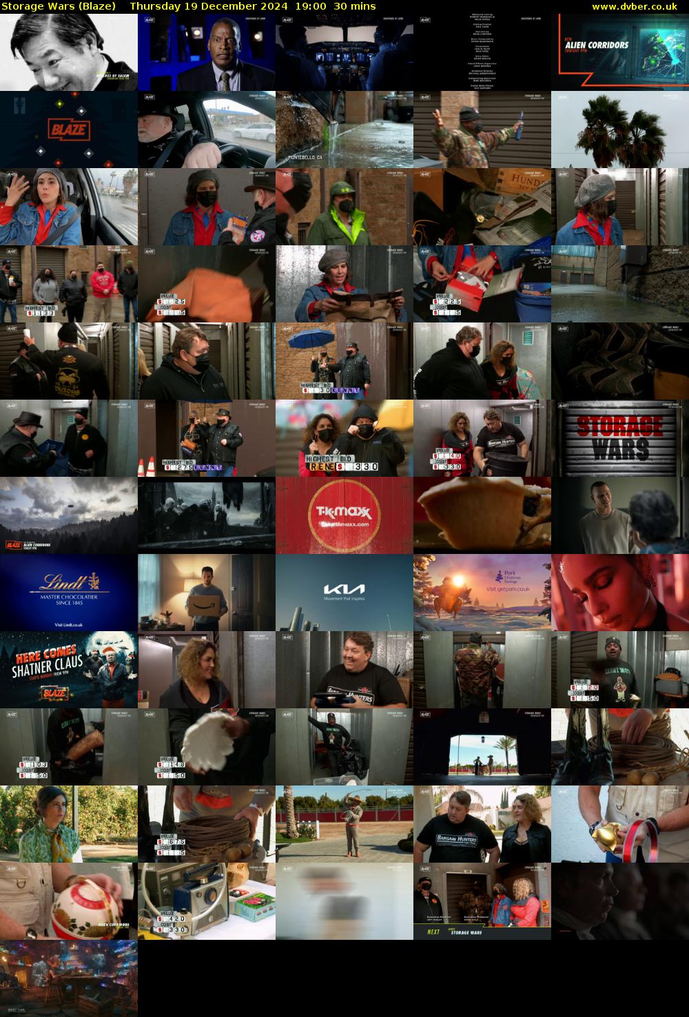 Storage Wars (Blaze) Thursday 19 December 2024 19:00 - 19:30