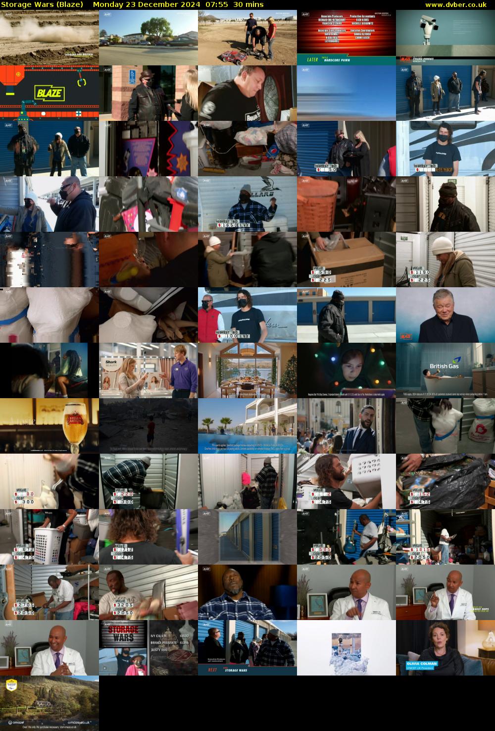 Storage Wars (Blaze) Monday 23 December 2024 07:55 - 08:25