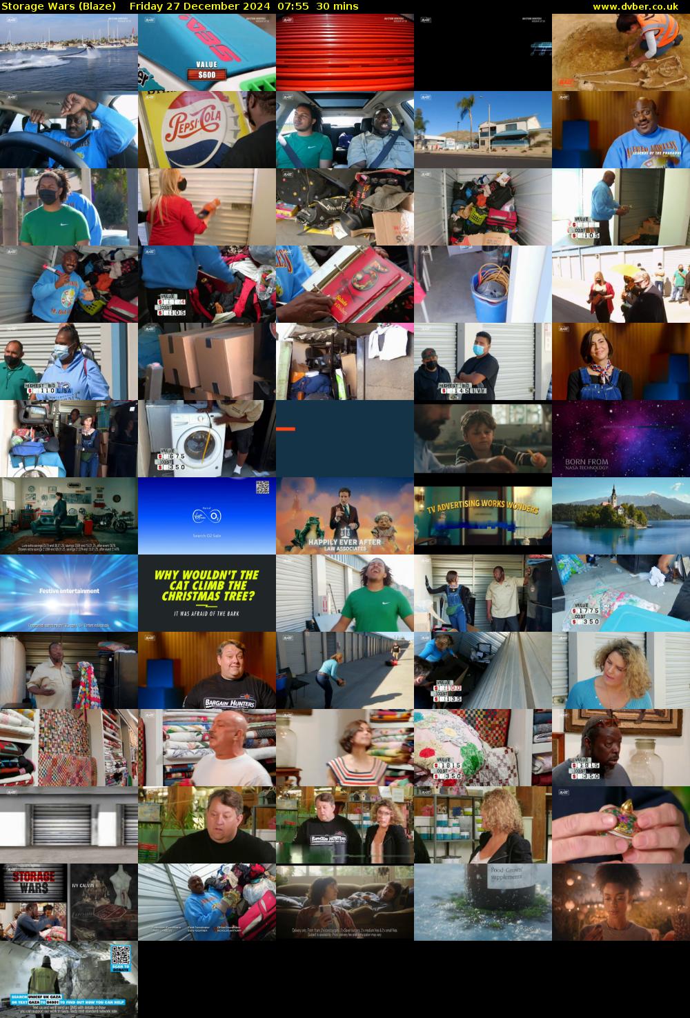 Storage Wars (Blaze) Friday 27 December 2024 07:55 - 08:25