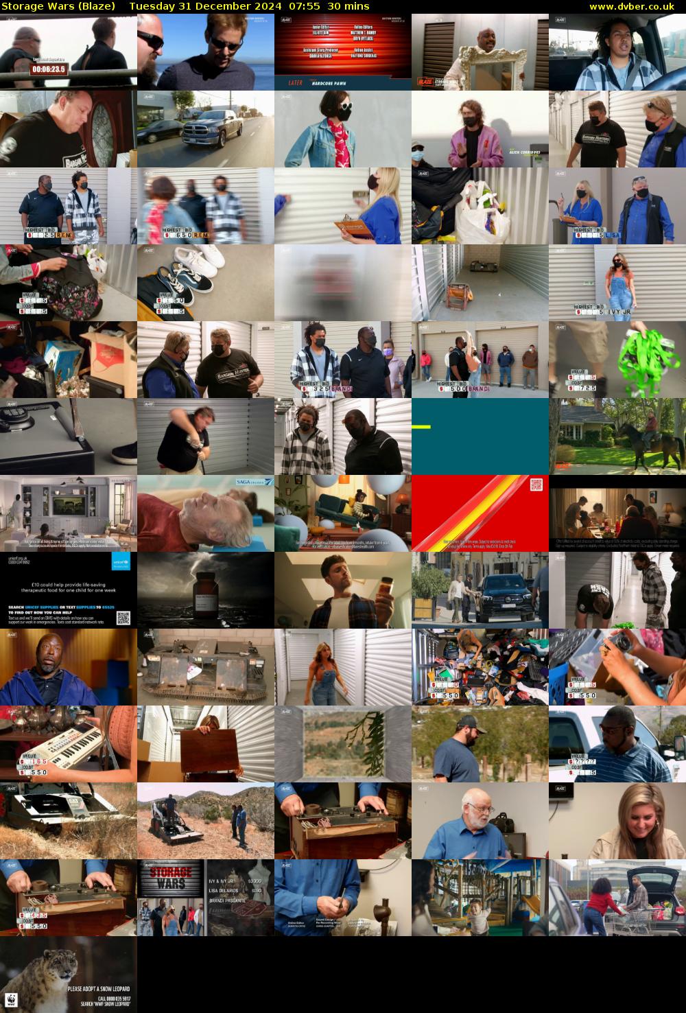 Storage Wars (Blaze) Tuesday 31 December 2024 07:55 - 08:25