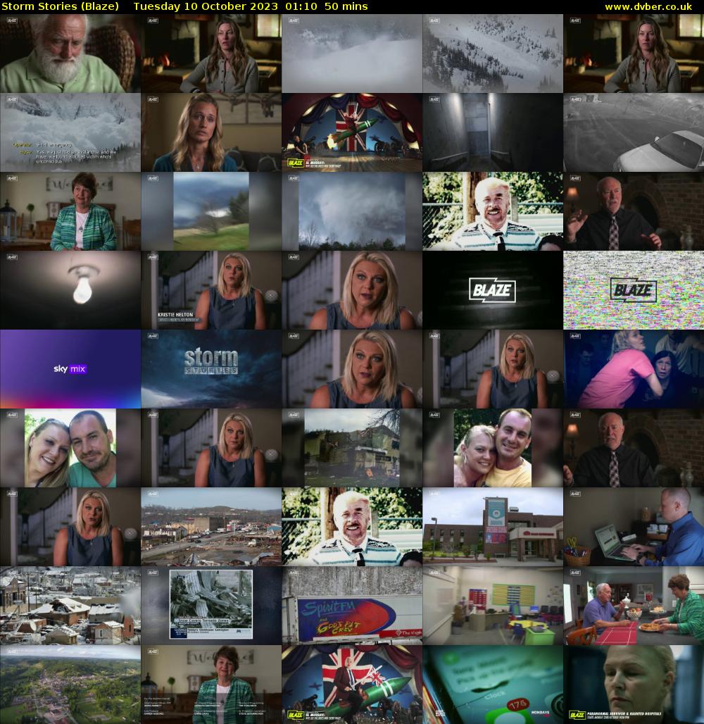 Storm Stories (Blaze) Tuesday 10 October 2023 01:10 - 02:00