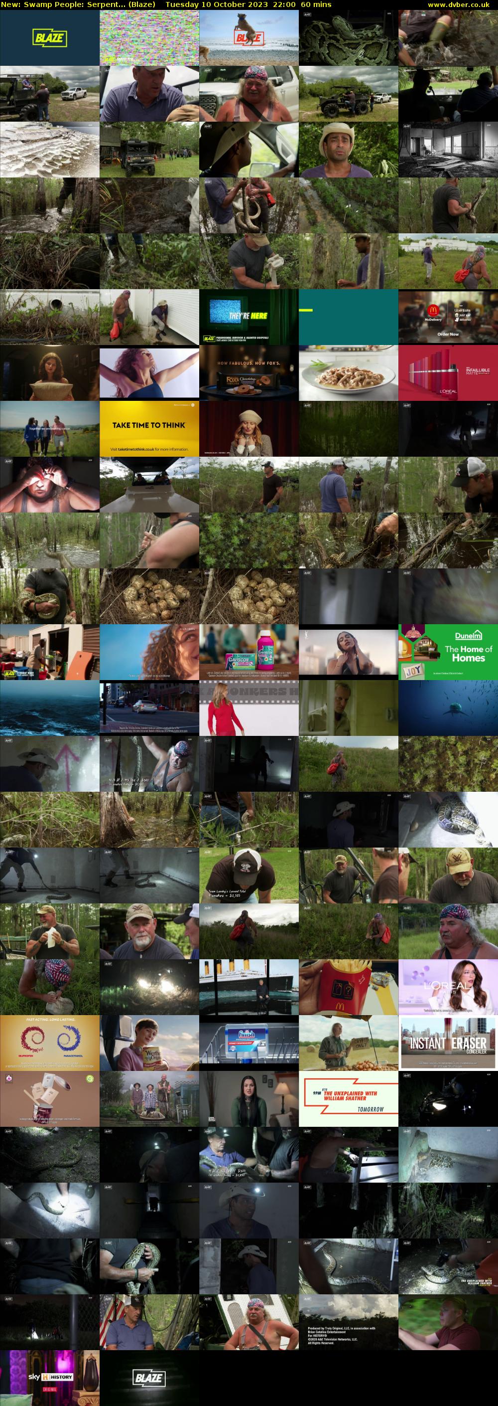 Swamp People: Serpent... (Blaze) Tuesday 10 October 2023 22:00 - 23:00
