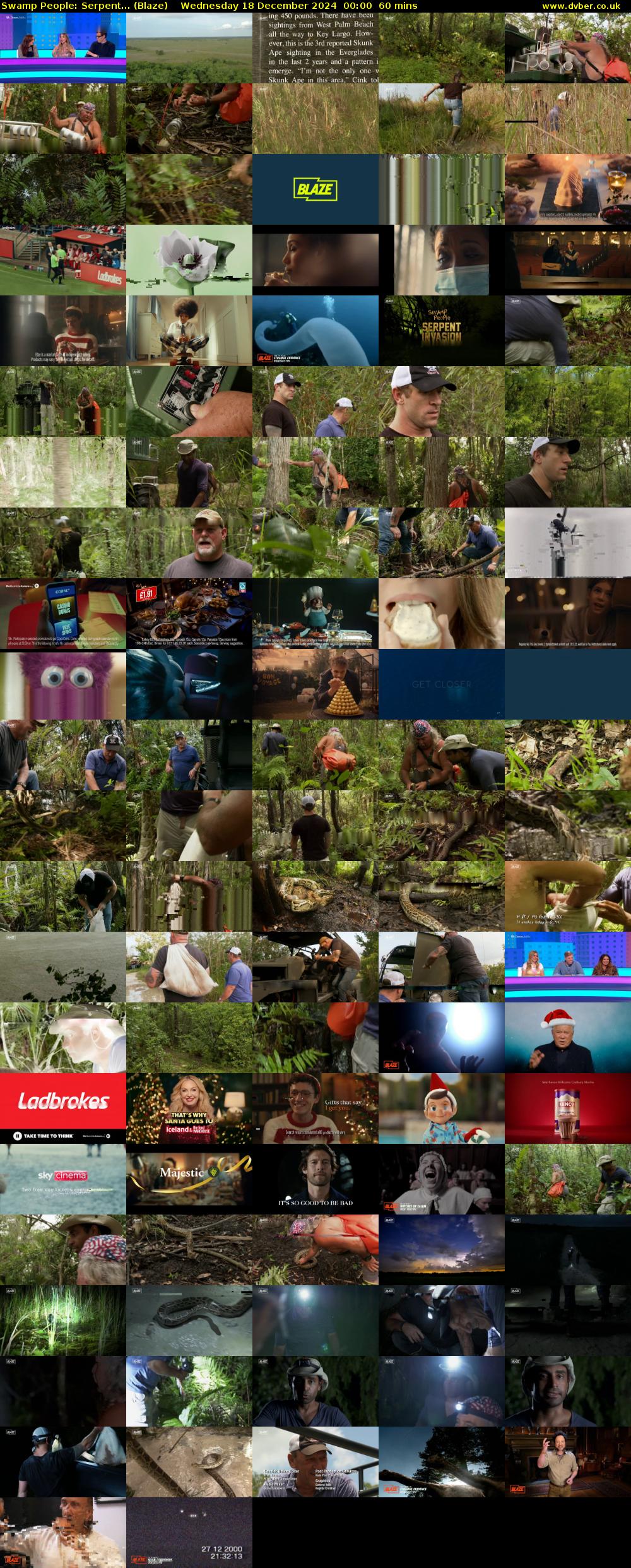 Swamp People: Serpent... (Blaze) Wednesday 18 December 2024 00:00 - 01:00