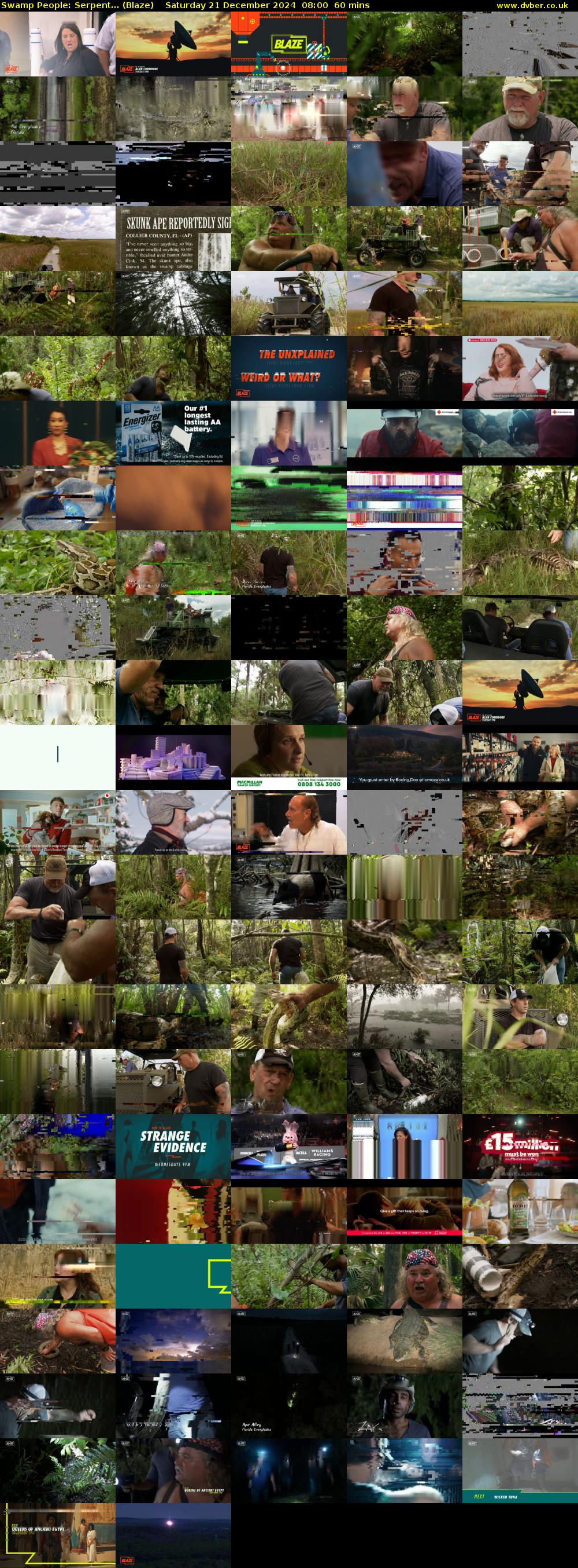 Swamp People: Serpent... (Blaze) Saturday 21 December 2024 08:00 - 09:00