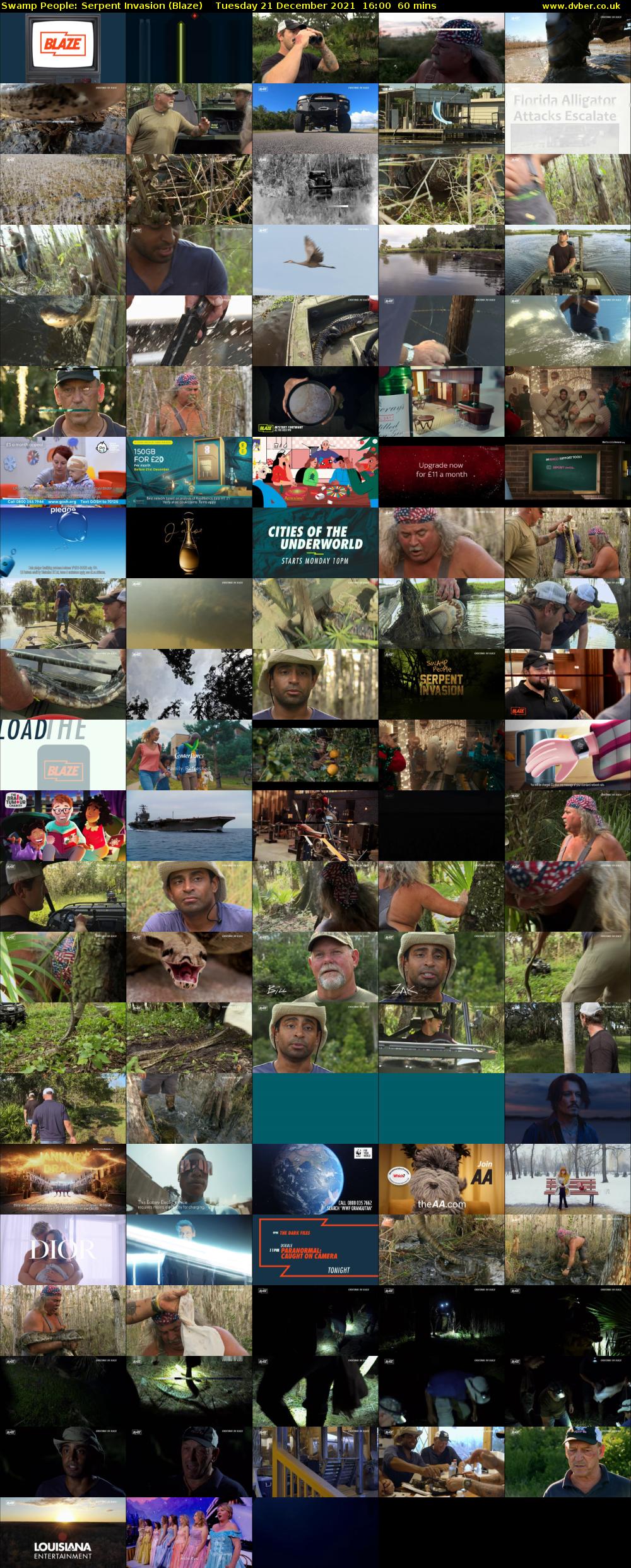 Swamp People: Serpent Invasion (Blaze) Tuesday 21 December 2021 16:00 - 17:00