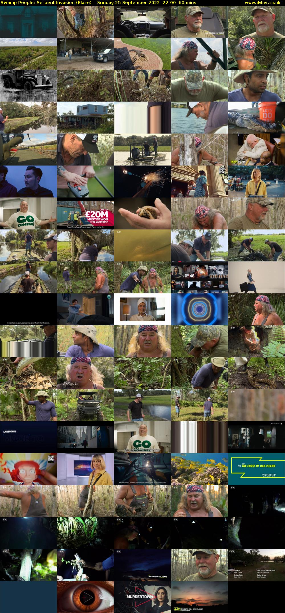 Swamp People: Serpent Invasion (Blaze) Sunday 25 September 2022 22:00 - 23:00