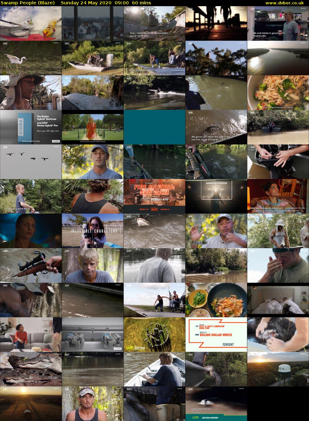 Swamp People (Blaze) Sunday 24 May 2020 09:00 - 10:00