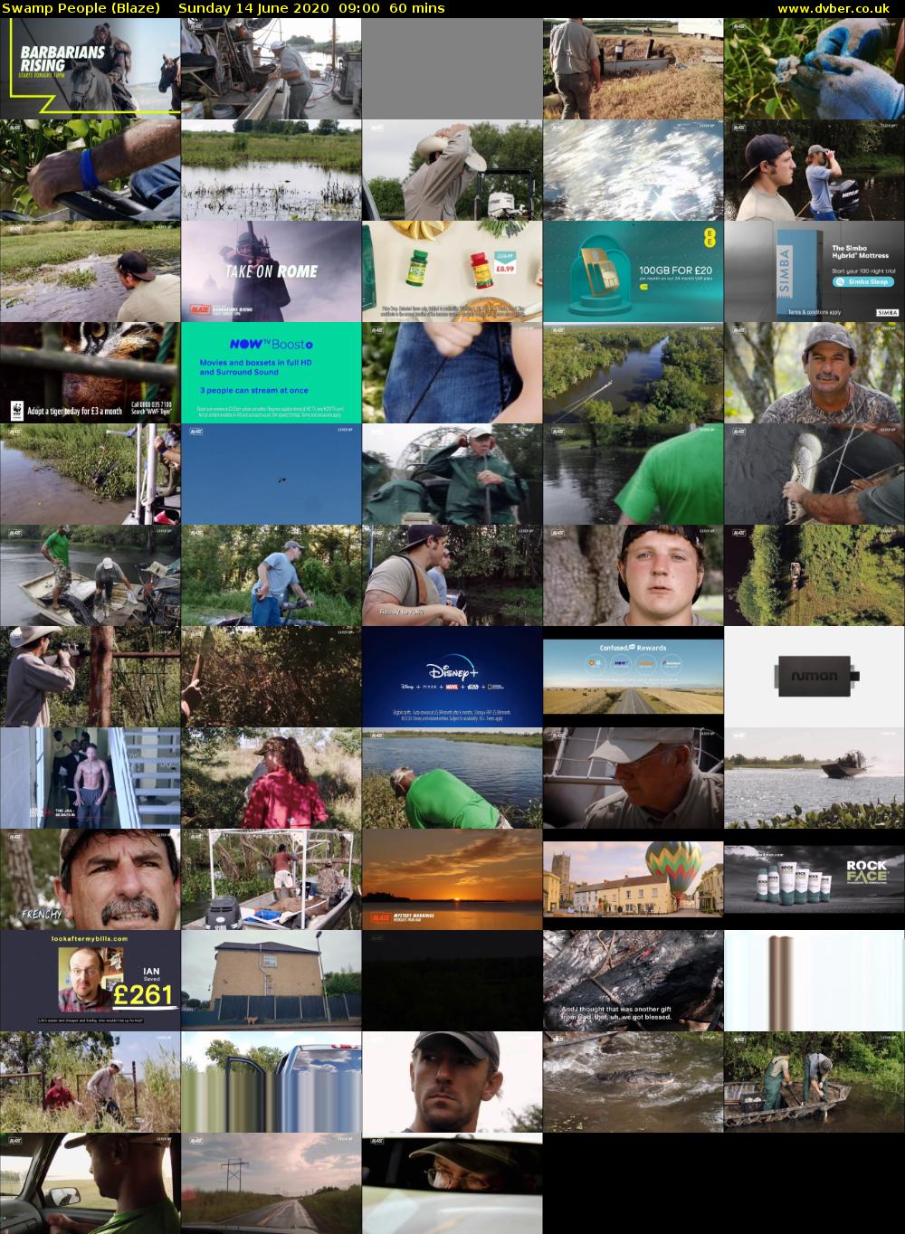 Swamp People (Blaze) Sunday 14 June 2020 09:00 - 10:00